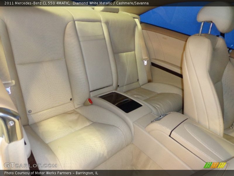 Diamond White Metallic / Cashmere/Savanna 2011 Mercedes-Benz CL 550 4MATIC
