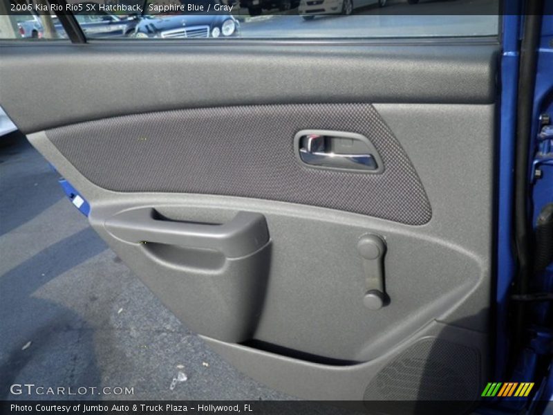 Sapphire Blue / Gray 2006 Kia Rio Rio5 SX Hatchback