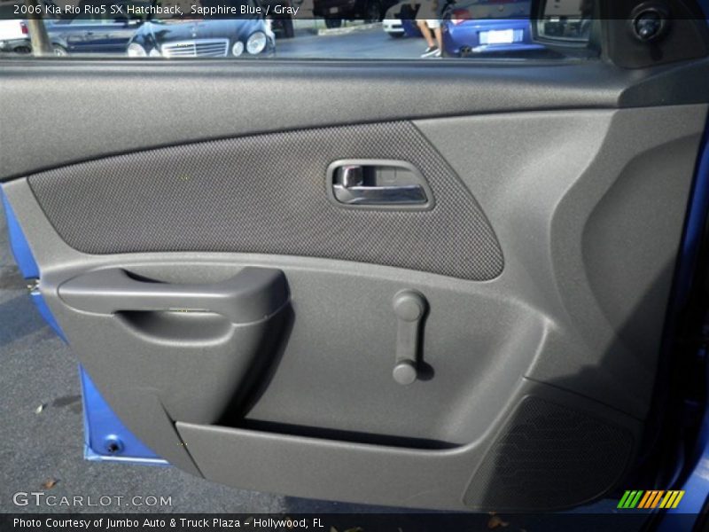 Sapphire Blue / Gray 2006 Kia Rio Rio5 SX Hatchback