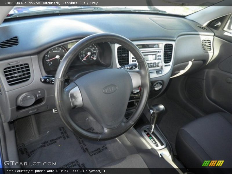 Sapphire Blue / Gray 2006 Kia Rio Rio5 SX Hatchback