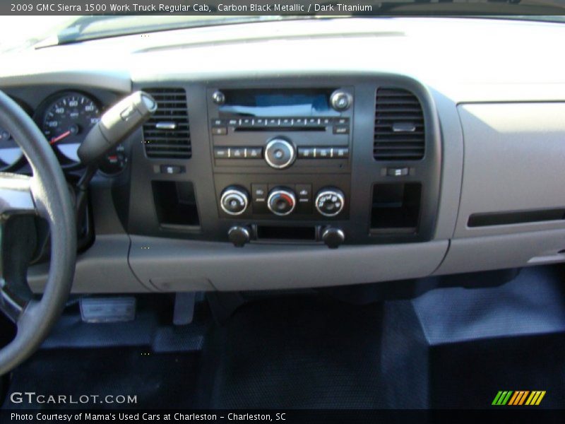 Carbon Black Metallic / Dark Titanium 2009 GMC Sierra 1500 Work Truck Regular Cab