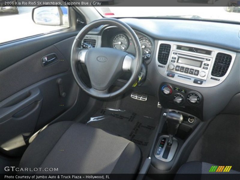 Sapphire Blue / Gray 2006 Kia Rio Rio5 SX Hatchback