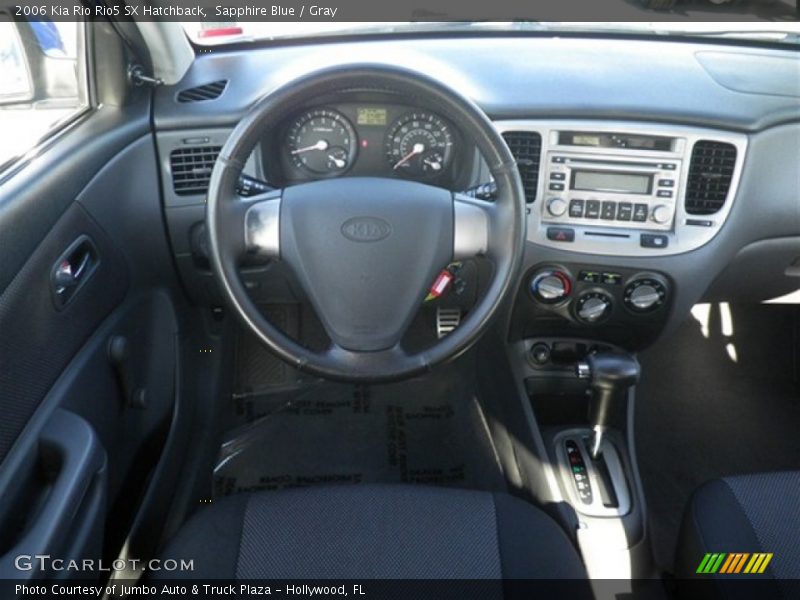 Sapphire Blue / Gray 2006 Kia Rio Rio5 SX Hatchback