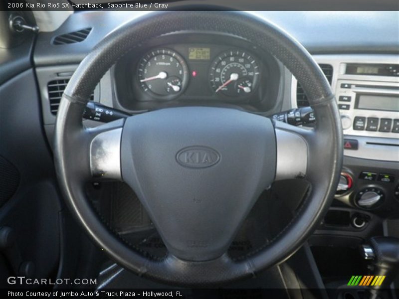 Sapphire Blue / Gray 2006 Kia Rio Rio5 SX Hatchback