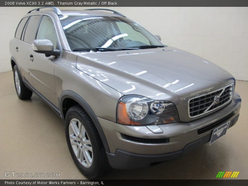 Titanium Gray Metallic / Off Black 2008 Volvo XC90 3.2 AWD