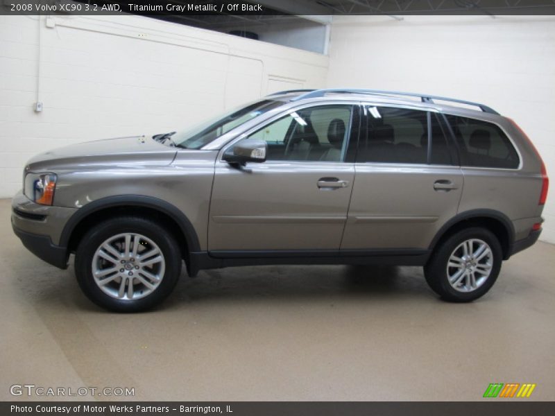 Titanium Gray Metallic / Off Black 2008 Volvo XC90 3.2 AWD