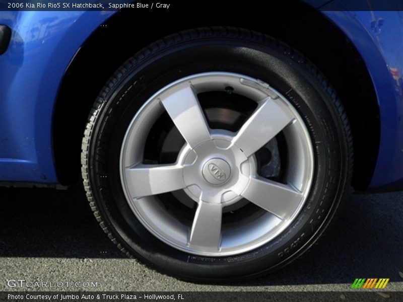 Sapphire Blue / Gray 2006 Kia Rio Rio5 SX Hatchback