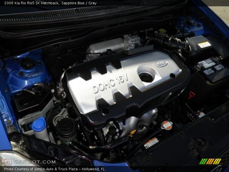 Sapphire Blue / Gray 2006 Kia Rio Rio5 SX Hatchback
