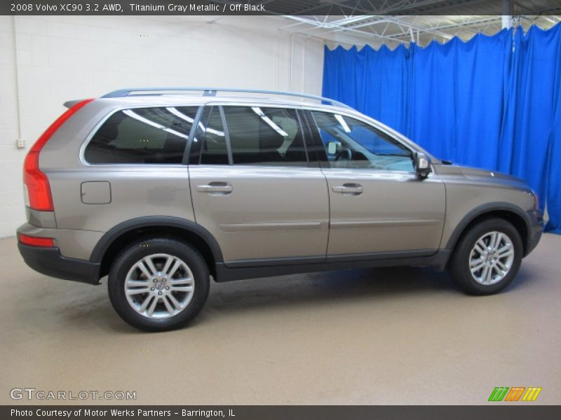 Titanium Gray Metallic / Off Black 2008 Volvo XC90 3.2 AWD