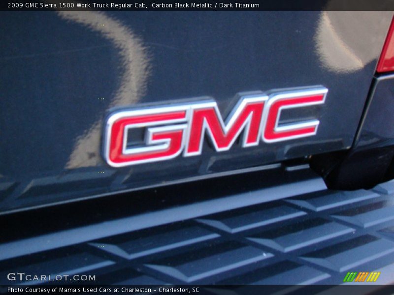 Carbon Black Metallic / Dark Titanium 2009 GMC Sierra 1500 Work Truck Regular Cab