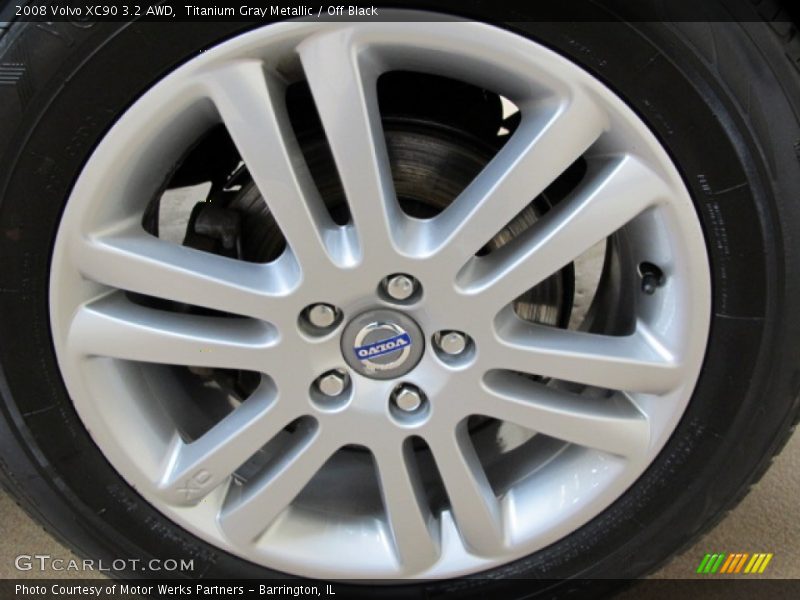 Titanium Gray Metallic / Off Black 2008 Volvo XC90 3.2 AWD