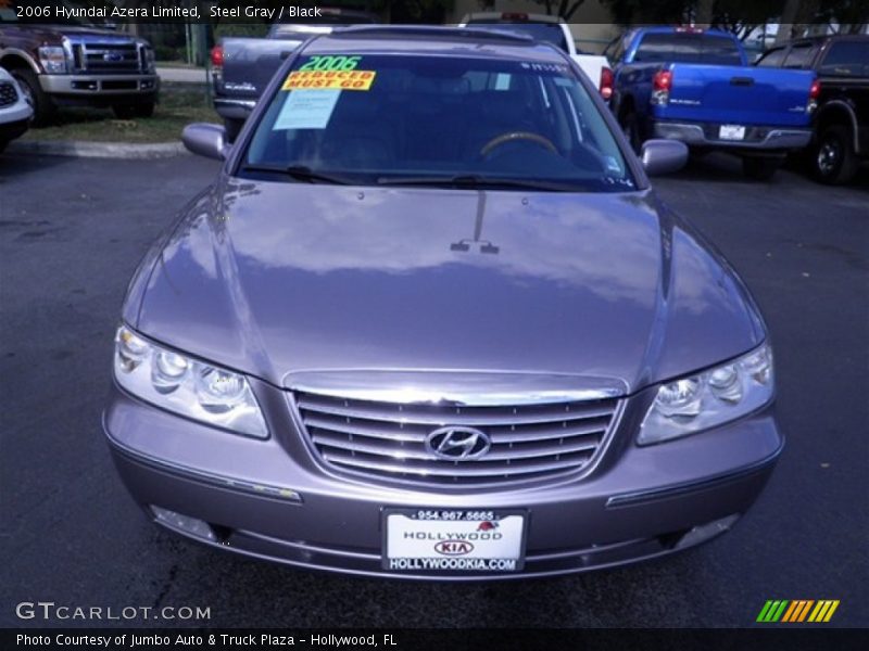 Steel Gray / Black 2006 Hyundai Azera Limited