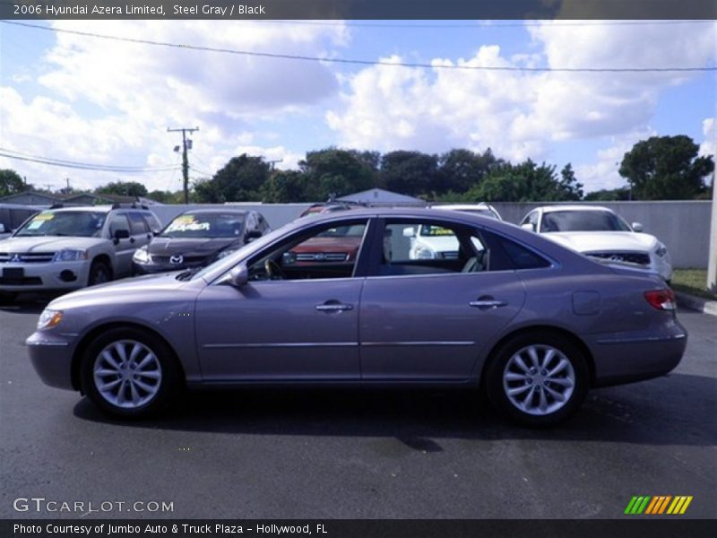 Steel Gray / Black 2006 Hyundai Azera Limited