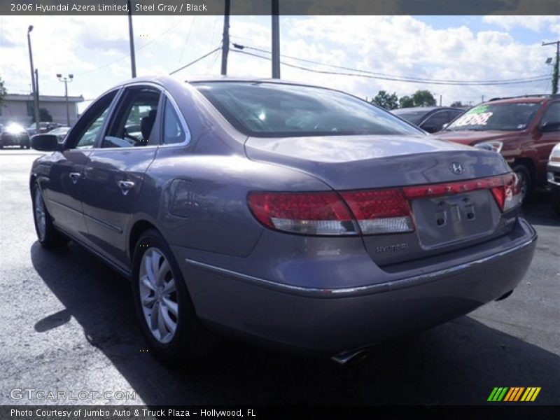 Steel Gray / Black 2006 Hyundai Azera Limited