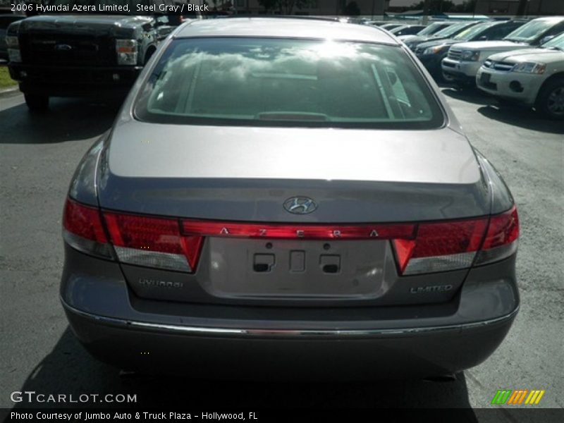 Steel Gray / Black 2006 Hyundai Azera Limited