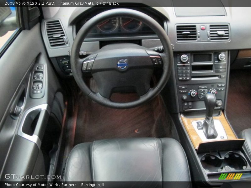 Titanium Gray Metallic / Off Black 2008 Volvo XC90 3.2 AWD