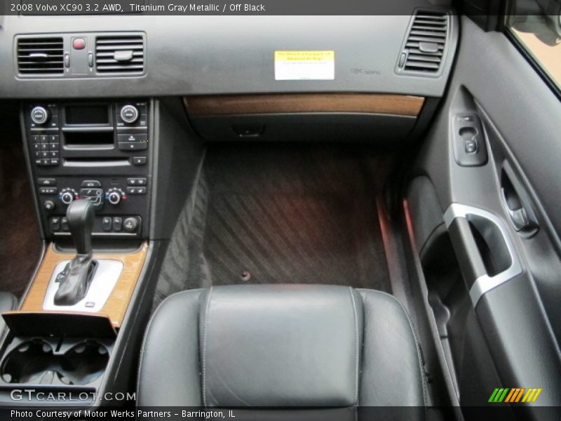Titanium Gray Metallic / Off Black 2008 Volvo XC90 3.2 AWD