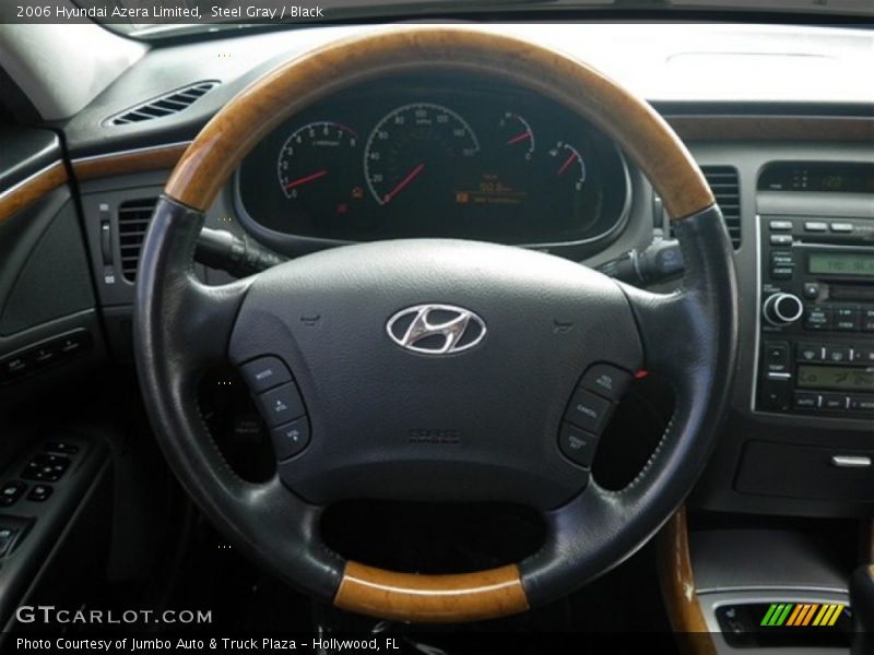 Steel Gray / Black 2006 Hyundai Azera Limited