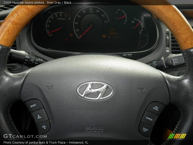 Steel Gray / Black 2006 Hyundai Azera Limited