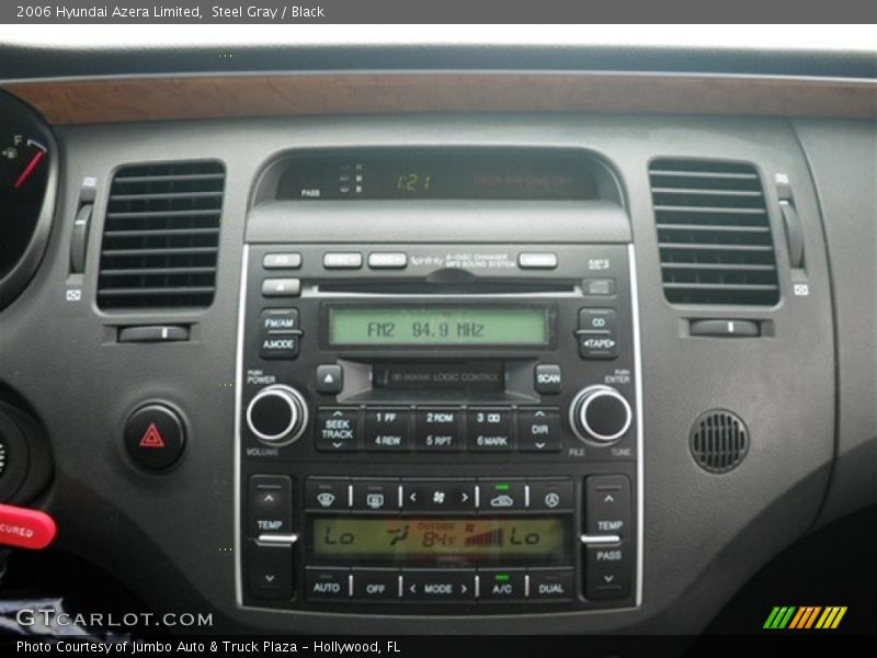 Steel Gray / Black 2006 Hyundai Azera Limited