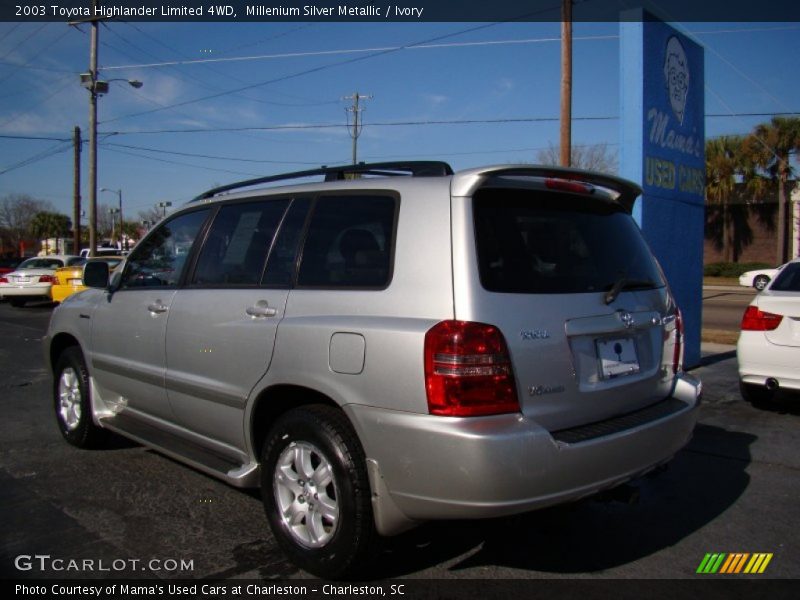 Millenium Silver Metallic / Ivory 2003 Toyota Highlander Limited 4WD
