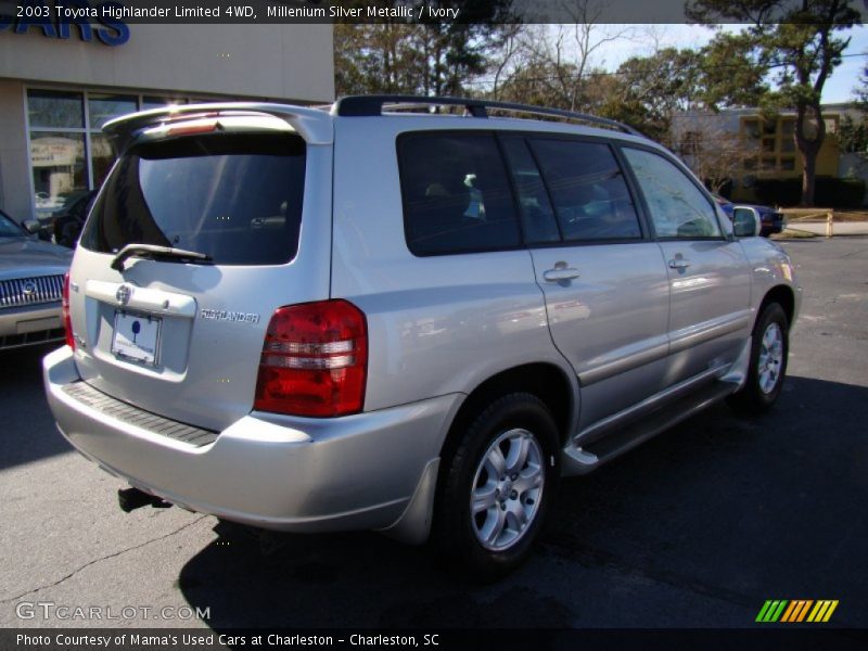 Millenium Silver Metallic / Ivory 2003 Toyota Highlander Limited 4WD