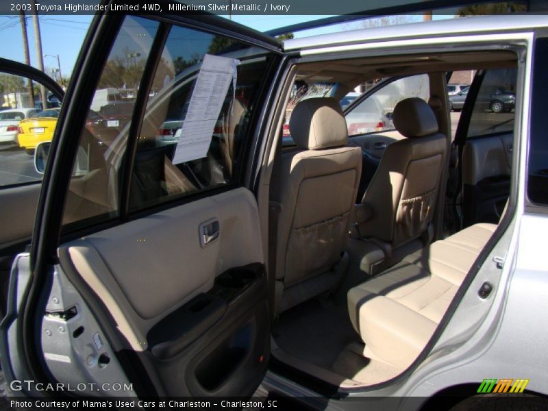 Millenium Silver Metallic / Ivory 2003 Toyota Highlander Limited 4WD