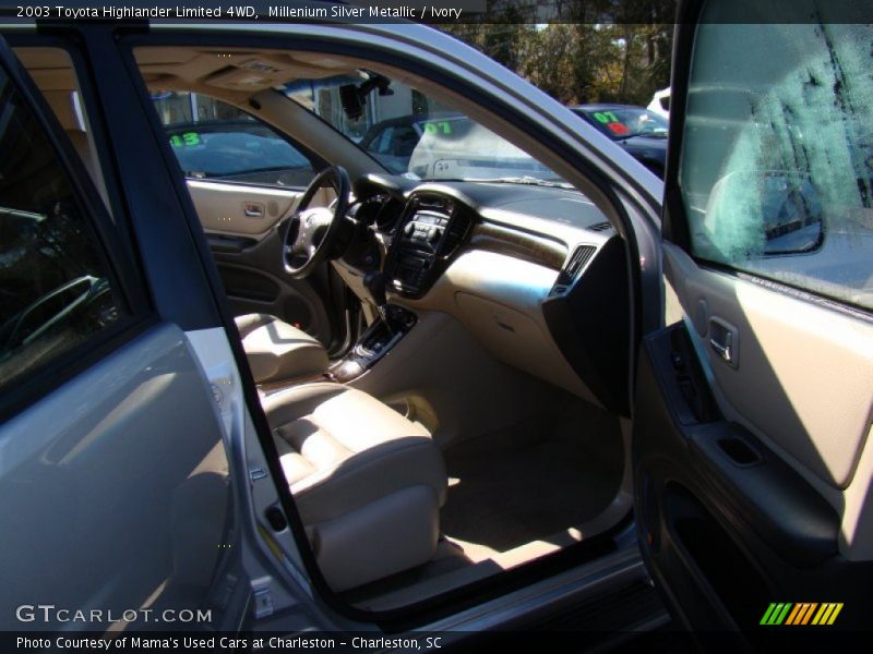 Millenium Silver Metallic / Ivory 2003 Toyota Highlander Limited 4WD