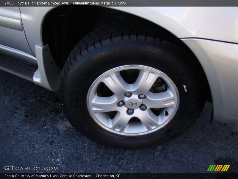 Millenium Silver Metallic / Ivory 2003 Toyota Highlander Limited 4WD