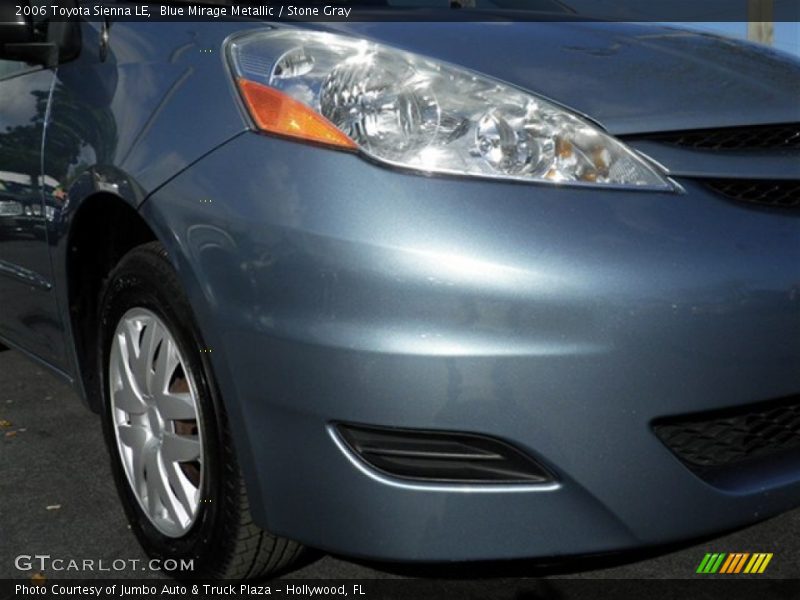 Blue Mirage Metallic / Stone Gray 2006 Toyota Sienna LE
