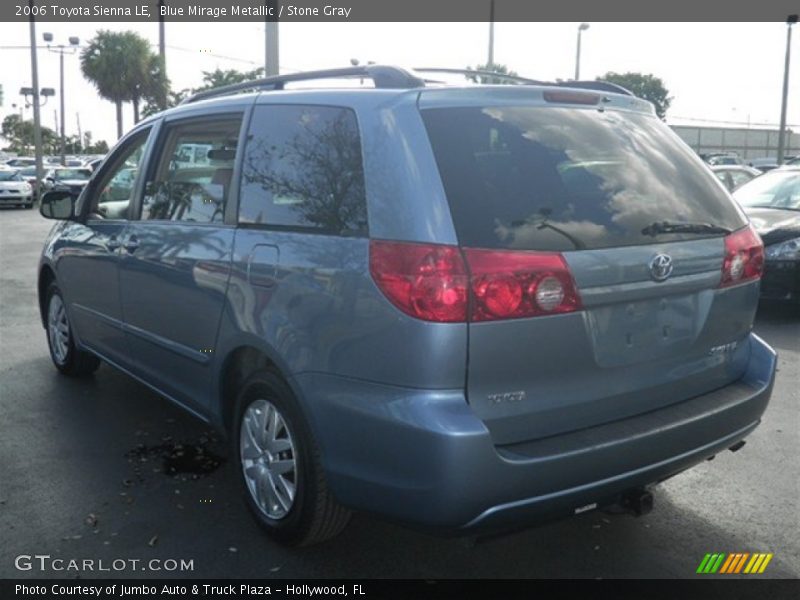 Blue Mirage Metallic / Stone Gray 2006 Toyota Sienna LE