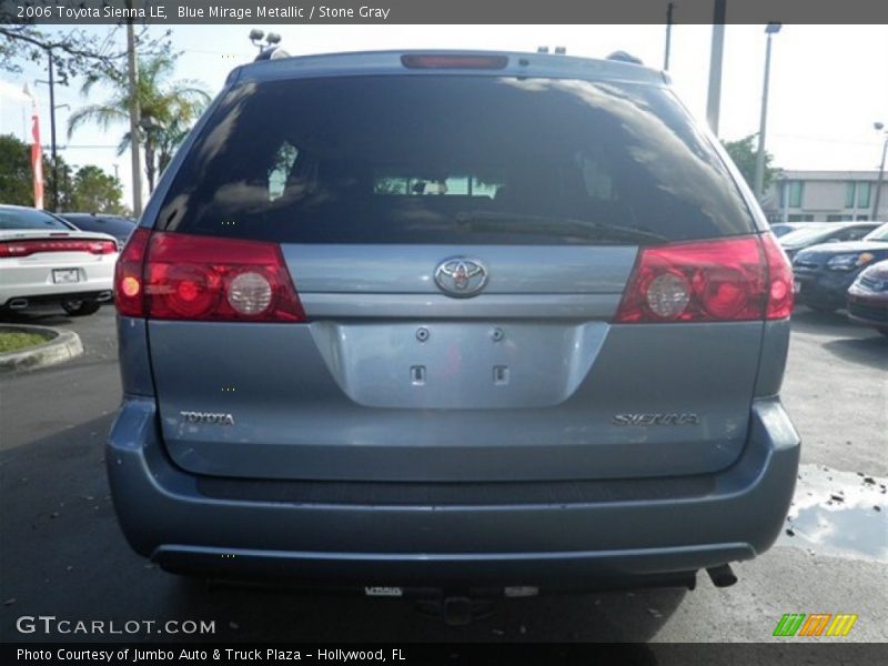 Blue Mirage Metallic / Stone Gray 2006 Toyota Sienna LE