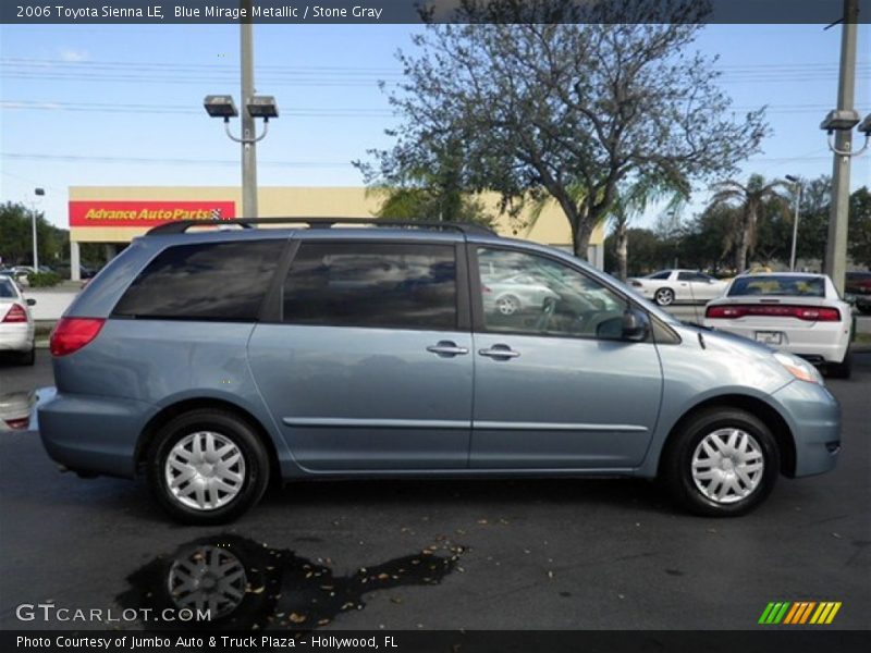 Blue Mirage Metallic / Stone Gray 2006 Toyota Sienna LE