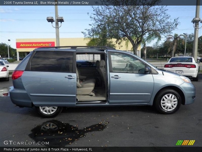 Blue Mirage Metallic / Stone Gray 2006 Toyota Sienna LE