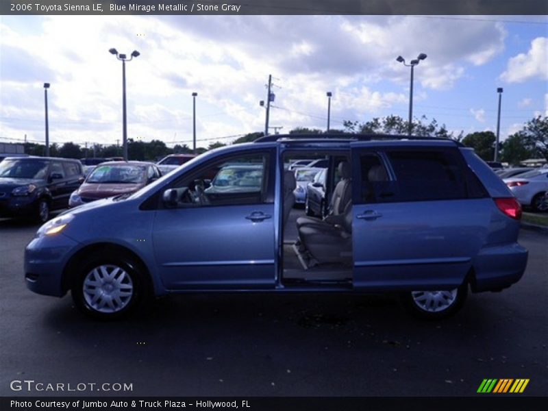 Blue Mirage Metallic / Stone Gray 2006 Toyota Sienna LE
