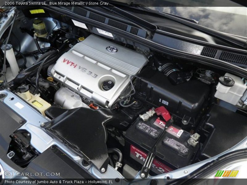 Blue Mirage Metallic / Stone Gray 2006 Toyota Sienna LE