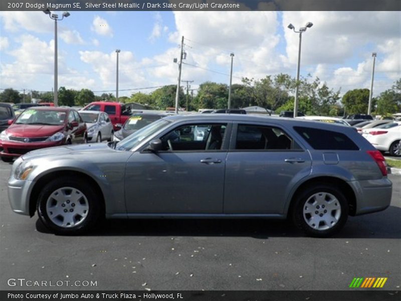 Silver Steel Metallic / Dark Slate Gray/Light Graystone 2007 Dodge Magnum SE