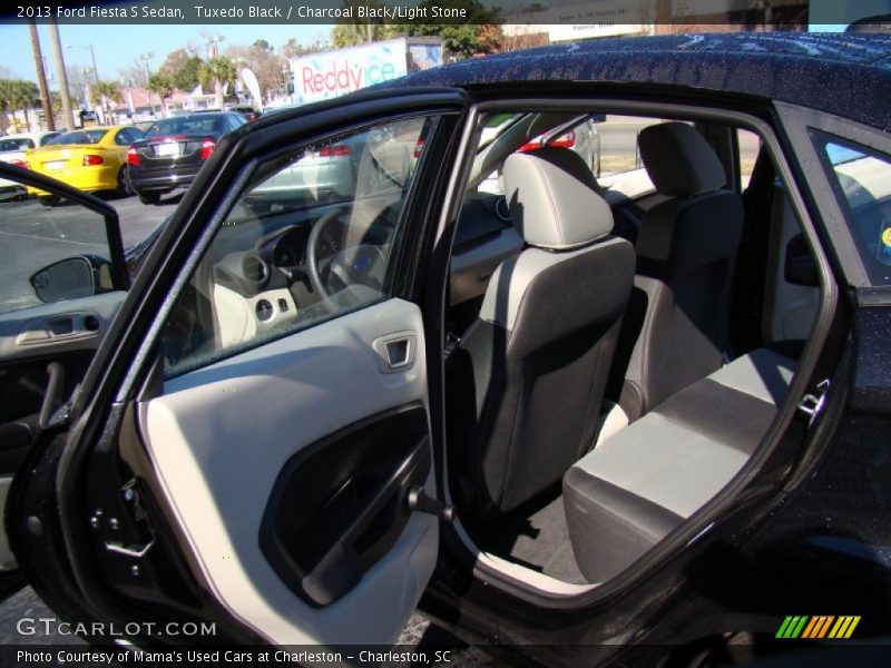 Tuxedo Black / Charcoal Black/Light Stone 2013 Ford Fiesta S Sedan