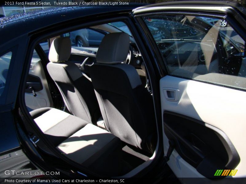 Tuxedo Black / Charcoal Black/Light Stone 2013 Ford Fiesta S Sedan