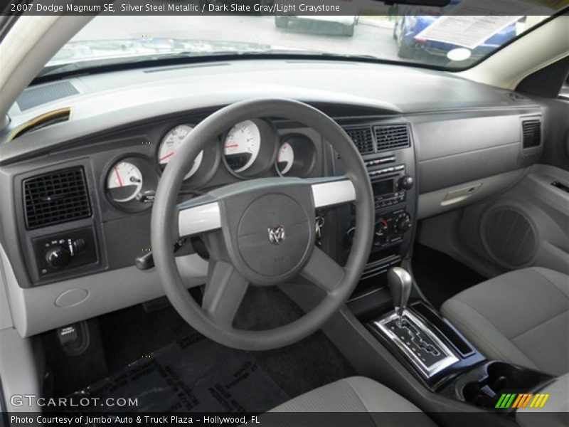 Silver Steel Metallic / Dark Slate Gray/Light Graystone 2007 Dodge Magnum SE