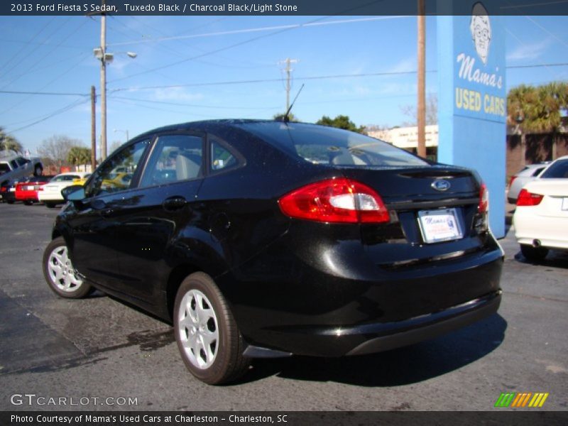 Tuxedo Black / Charcoal Black/Light Stone 2013 Ford Fiesta S Sedan