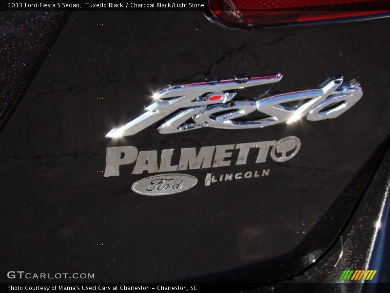 Tuxedo Black / Charcoal Black/Light Stone 2013 Ford Fiesta S Sedan