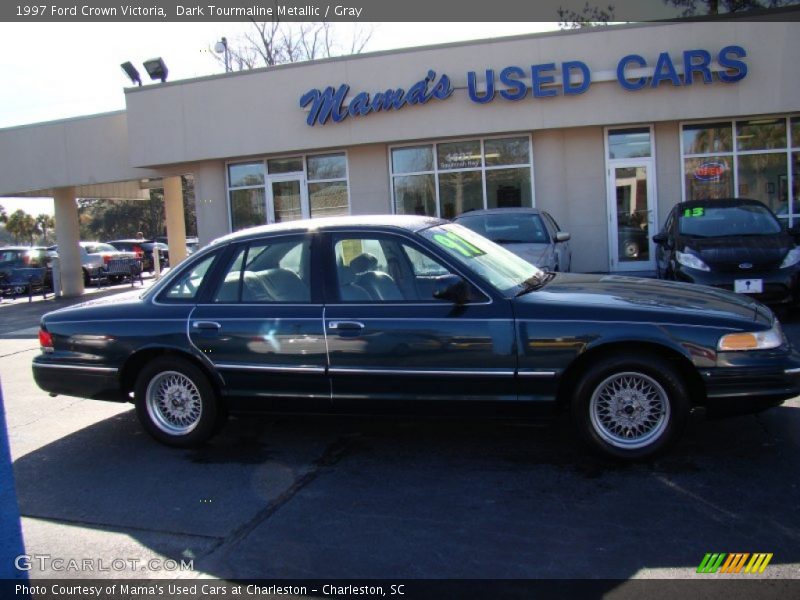 Dark Tourmaline Metallic / Gray 1997 Ford Crown Victoria