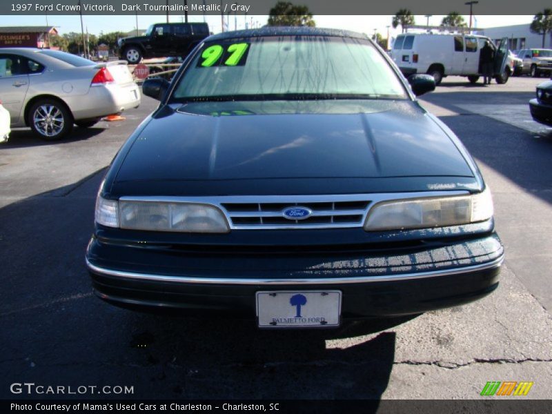 Dark Tourmaline Metallic / Gray 1997 Ford Crown Victoria