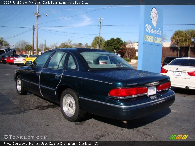 Dark Tourmaline Metallic / Gray 1997 Ford Crown Victoria