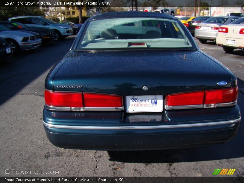 Dark Tourmaline Metallic / Gray 1997 Ford Crown Victoria