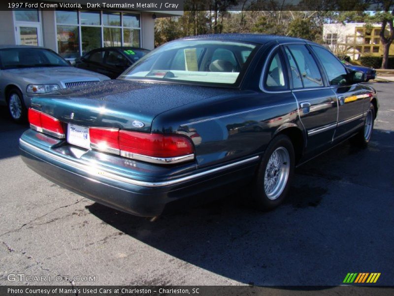 Dark Tourmaline Metallic / Gray 1997 Ford Crown Victoria