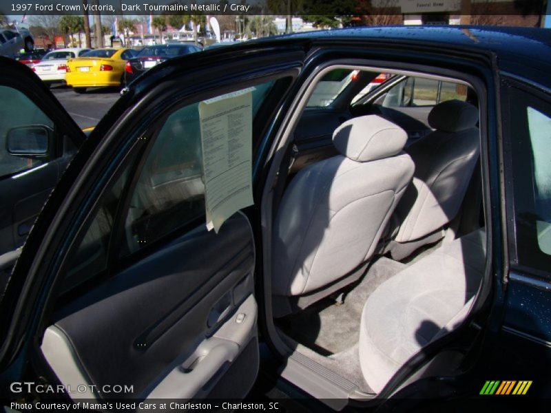 Dark Tourmaline Metallic / Gray 1997 Ford Crown Victoria