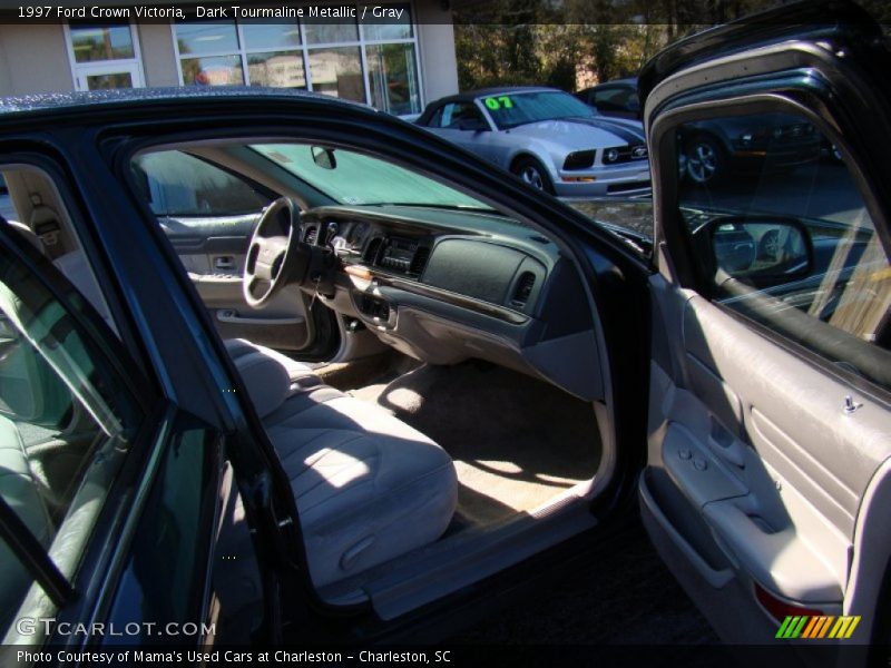 Dark Tourmaline Metallic / Gray 1997 Ford Crown Victoria