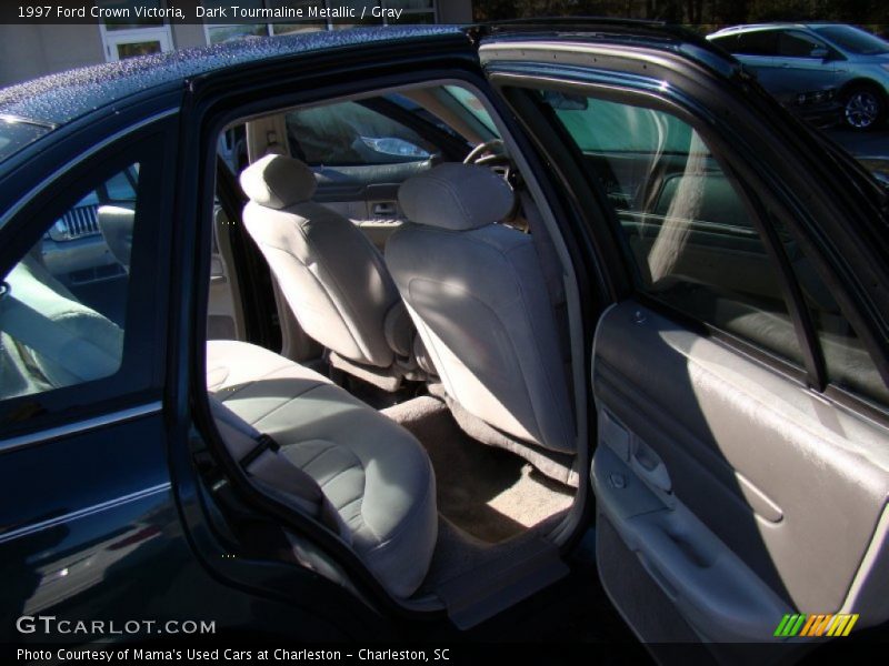Dark Tourmaline Metallic / Gray 1997 Ford Crown Victoria